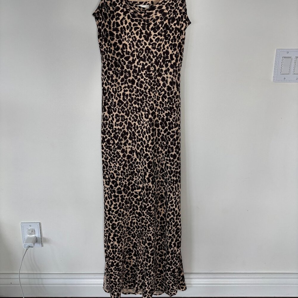 Anthropologie Elyse Printed Bias Slip Dress | Small - Picture 2 of 9